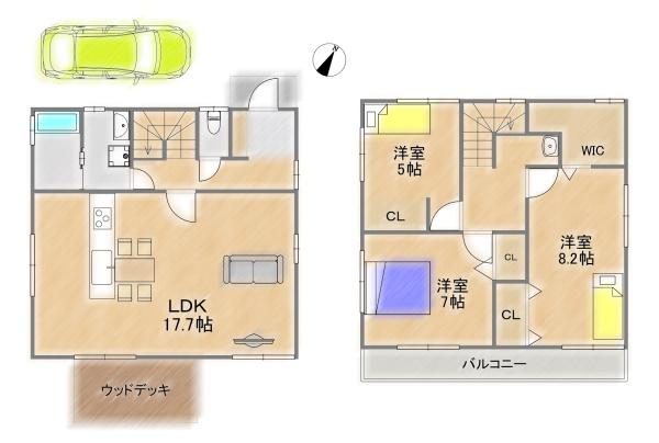 宇治市小倉町西浦の中古一戸建