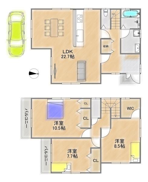 京都市伏見区久我石原町の新築一戸建