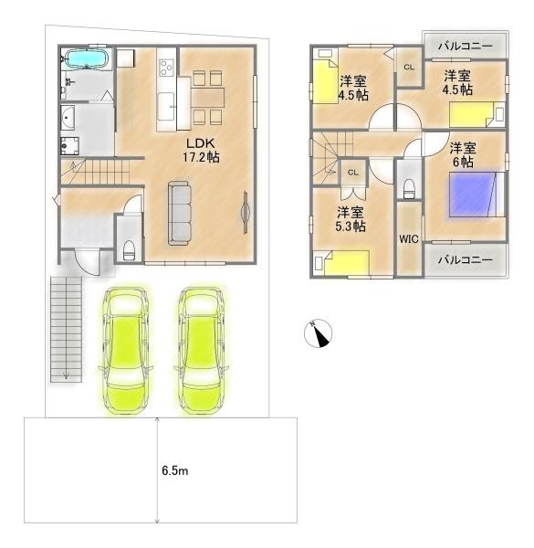 枚方市北片鉾町の新築一戸建