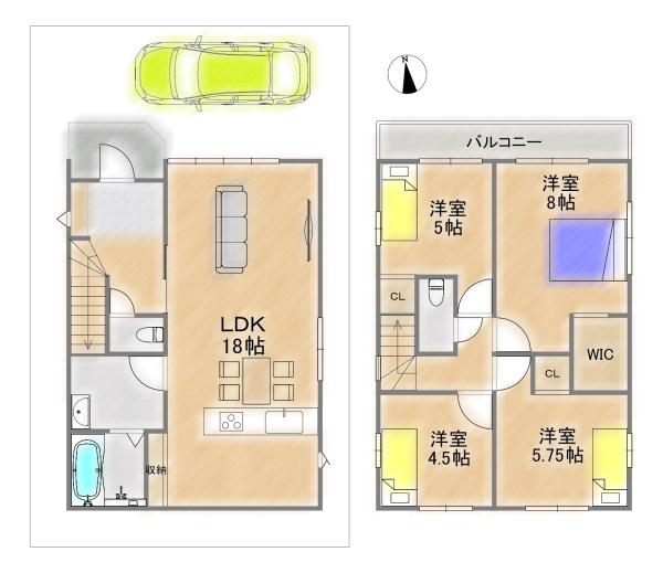 枚方市楠葉野田２丁目の新築一戸建