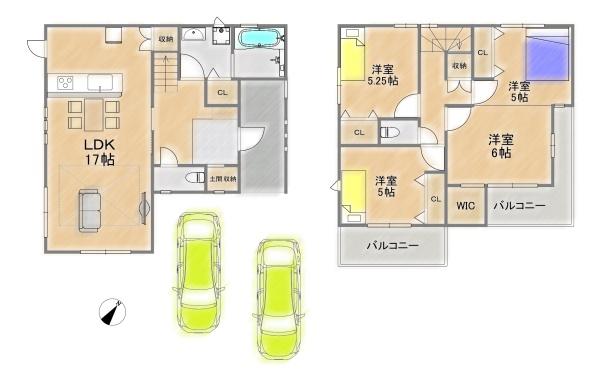 八幡市橋本向山の新築一戸建