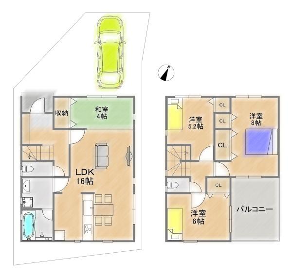 交野市私市６丁目の新築一戸建