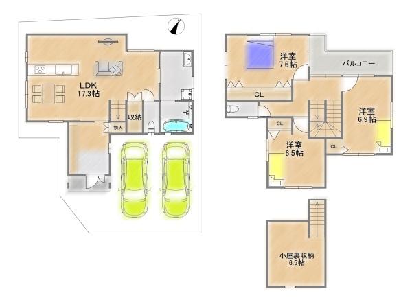交野市私部１丁目の新築一戸建