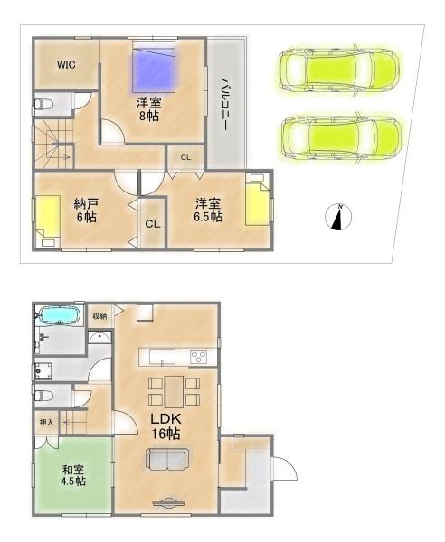 枚方市村野高見台の新築一戸建