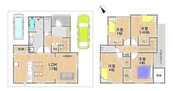 枚方市渚東町の新築一戸建