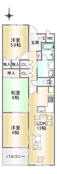 くずはセンチュリータウン　1番館