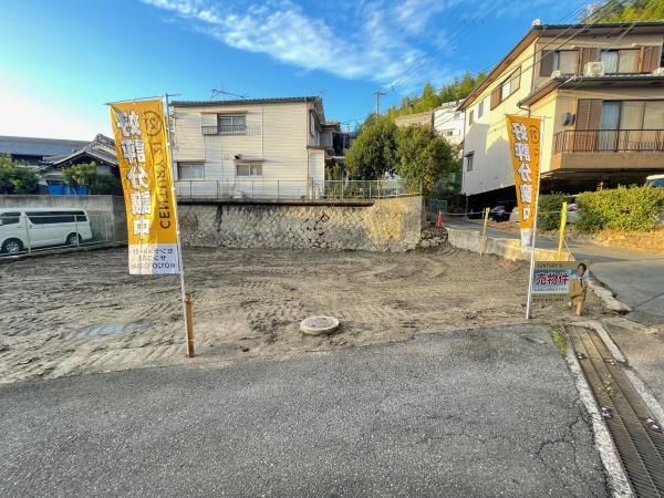 大東市野崎3丁目の土地(前面道路含む現地写真)