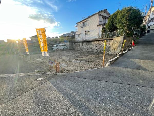 大東市野崎3丁目の土地(前面道路含む現地写真)