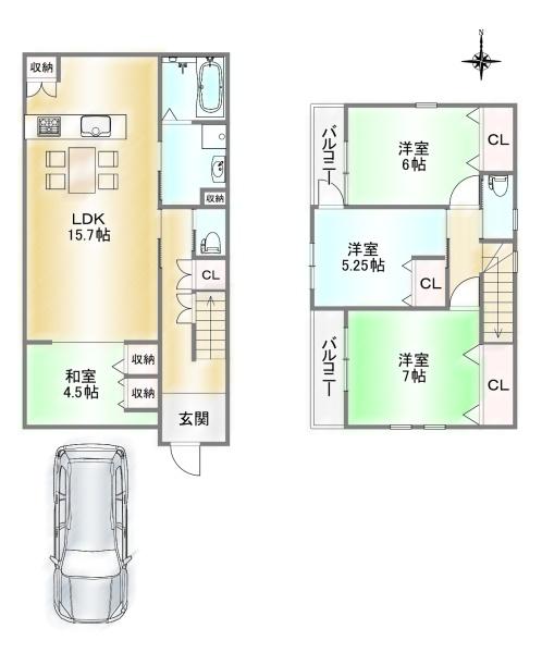 寝屋川市対馬江西町の土地
