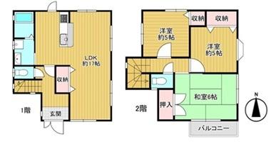 枚方市長尾東町３丁目の中古一戸建