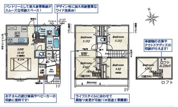 枚方市長尾東町３丁目の新築一戸建