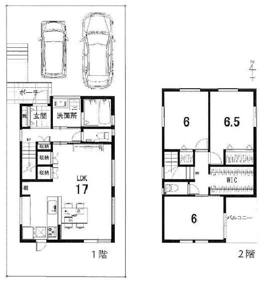 城陽市寺田尼塚の新築一戸建