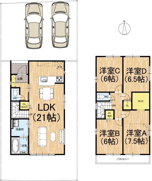 京田辺市草内穴口の新築一戸建