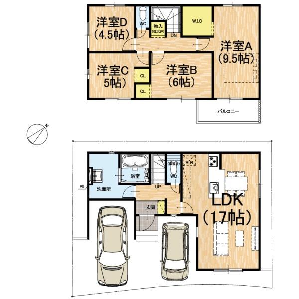京田辺市興戸南落延の新築一戸建