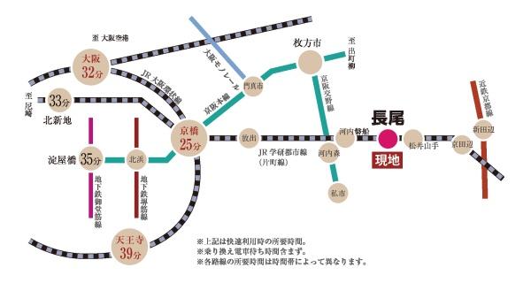 枚方市長尾元町５丁目の土地