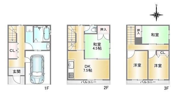交野市倉治２丁目の中古一戸建て