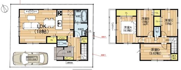 交野市倉治２丁目の新築一戸建
