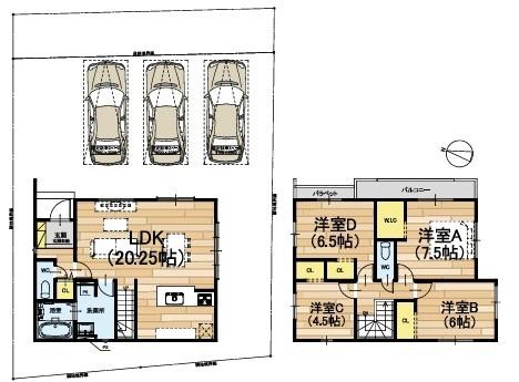 宇治市羽拍子町の新築一戸建
