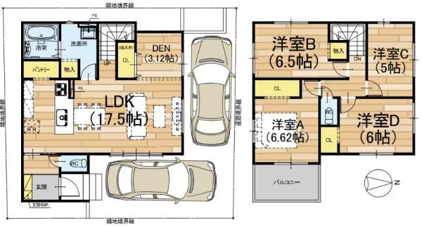 宇治市大久保町大竹の新築一戸建