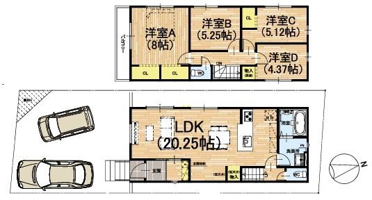 宇治市広野町丸山の新築一戸建