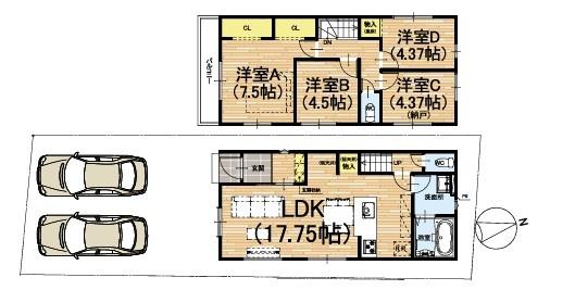 宇治市広野町寺山の新築一戸建