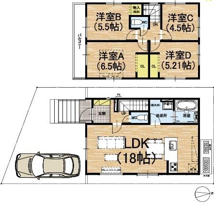 宇治市大久保町上ノ山の新築一戸建