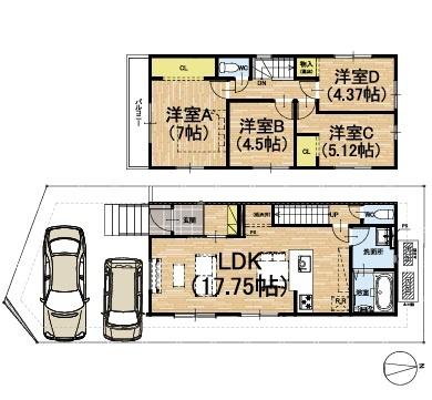 宇治市大久保町上ノ山の新築一戸建