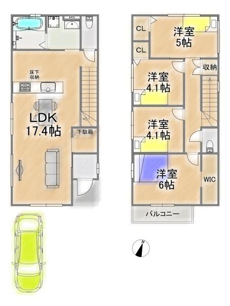 箕面市外院３丁目の新築一戸建