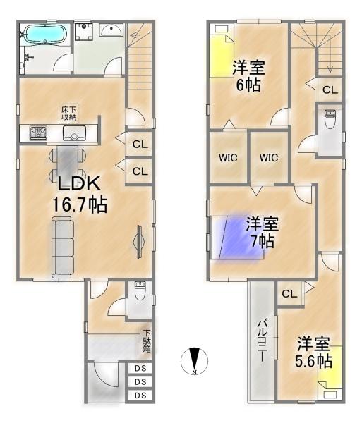 池田市豊島北２丁目の新築一戸建