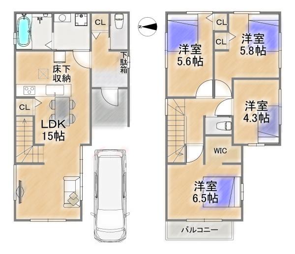 豊中市箕輪２丁目の新築一戸建