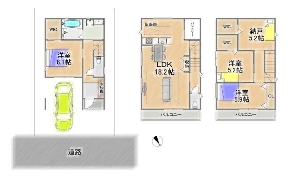大阪市東淀川区瑞光５丁目の中古一戸建