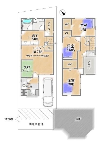 川西市鼓が滝３丁目の新築一戸建