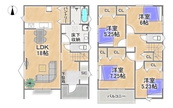 川西市多田院２丁目の新築一戸建