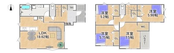 川西市多田院２丁目の新築一戸建