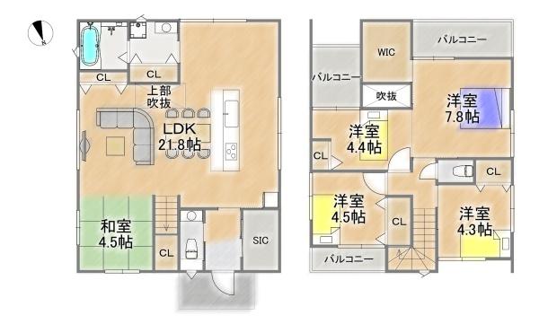 川西市鼓が滝１丁目の新築一戸建