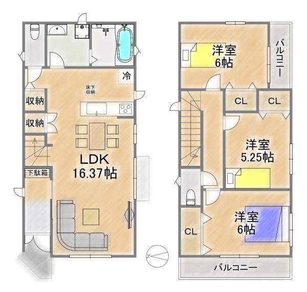 箕面市今宮４丁目の新築一戸建