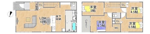 池田市旭丘３丁目の新築一戸建