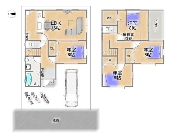 川西市小戸３丁目の中古一戸建