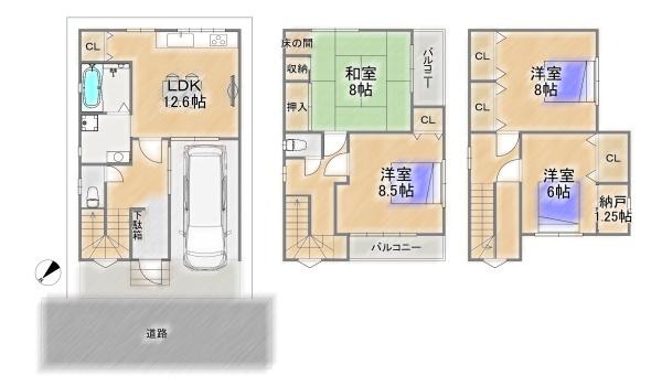 吹田市千里山東１丁目の中古一戸建