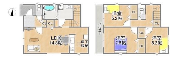 池田市豊島南１丁目の新築一戸建