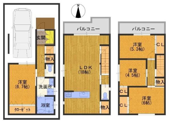 豊中市豊南町西４丁目の新築一戸建