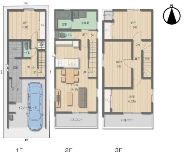 大阪市淀川区田川１丁目の新築一戸建
