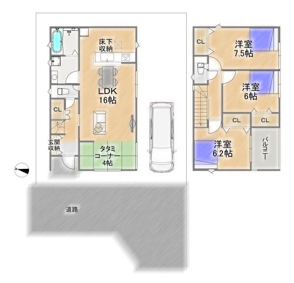 箕面市新稲４丁目の新築一戸建