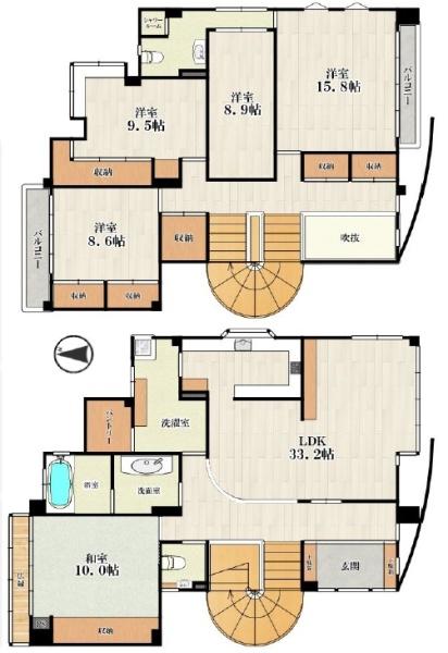 茨木市北春日丘３丁目の中古一戸建て