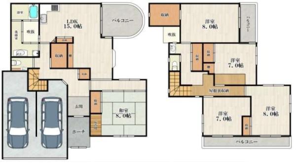 池田市旭丘３丁目の中古一戸建て