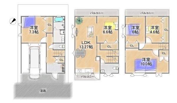 摂津市東正雀の中古一戸建て
