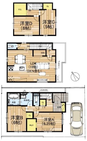 摂津市千里丘東５丁目の新築一戸建