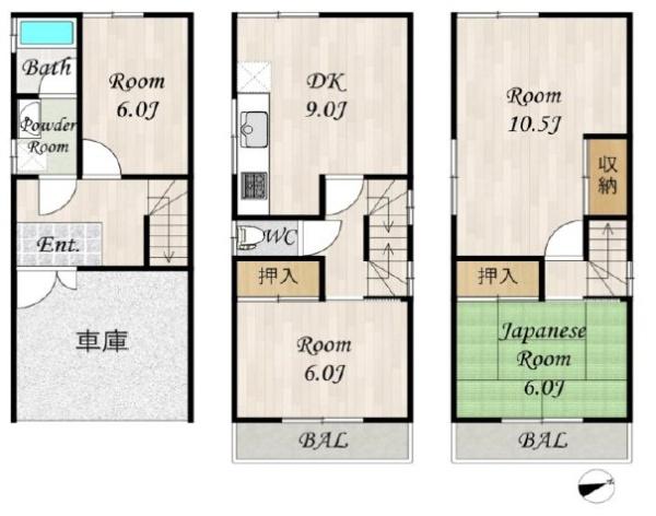 豊中市服部寿町２丁目の中古一戸建