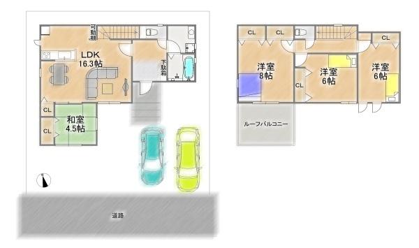 川西市笹部２丁目の新築一戸建