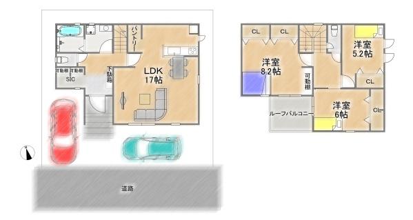 川西市笹部２丁目の新築一戸建